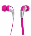 Yison Stereo Earphones with Microphone and Flat Cable for Android/iOs Devices Pink CX330-P